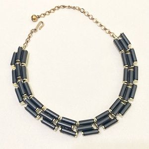 Vintage Charel Charcoal Choker Necklace